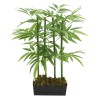Bambou artificiel 240 feuilles 80 cm vert 