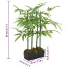 Bambou artificiel 240 feuilles 80 cm vert 