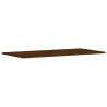 Étagères murales 4pcs chêne marron 100x50x1,5cm bois ingénierie 