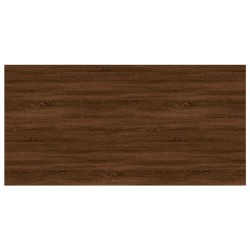 Étagères murales 4pcs chêne marron 100x50x1,5cm bois ingénierie 