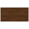 Étagères murales 4pcs chêne marron 100x50x1,5cm bois ingénierie 