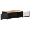 Table basse 90x50x37 cm Bois massif de manguier brut 