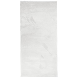 Tapis OVIEDO à poils courts gris 100x200 cm 