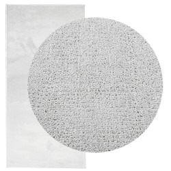 Tapis OVIEDO à poils courts gris 100x200 cm 