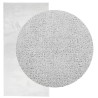 Tapis OVIEDO à poils courts gris 100x200 cm 