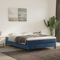 Matelas de lit à ressorts ensachés 140x220x20 cm velours 