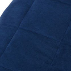 Couverture lestée Bleu 200x230 cm 9 kg Tissu 