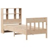 Cadre de lit sans matelas 100x200 cm bois massif de pin 