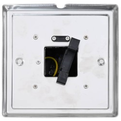 Pilier de prise de jardin avec minuterie Acier inoxydable  