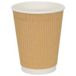 Tasses à café en papier avec couvercles 1000 pcs 12oz 300ml 
