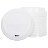 Tasses à café en papier avec couvercles 1000 pcs 12oz 300ml 