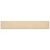 Panneaux muraux 12 pcs Crème 90x15 cm Tissu 1,62 m² 