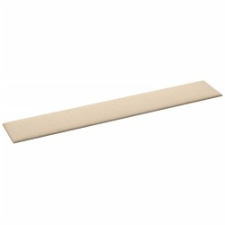 Panneaux muraux 12 pcs Crème 90x15 cm Tissu 1,62 m² 