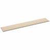 Panneaux muraux 12 pcs Crème 90x15 cm Tissu 1,62 m² 