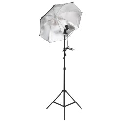 Kit de studio photo avec éclairage et toile de fond 