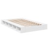 Cadre de lit sans matelas blanc 135x190 cm 