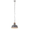 Lampe suspendue industrielle 32 cm Gris E27 