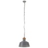 Lampe suspendue industrielle 32 cm Gris E27 