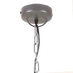 Lampe suspendue industrielle 32 cm Gris E27 