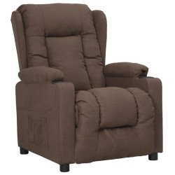 Fauteuil inclinable Taupe Tissu 