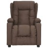 Fauteuil inclinable Taupe Tissu 