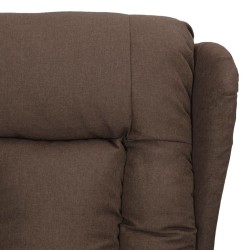 Fauteuil inclinable Taupe Tissu 