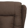 Fauteuil inclinable Taupe Tissu 