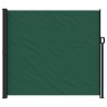 Auvent latéral rétractable vert foncé 180x500 cm 