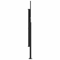 Auvent latéral rétractable vert foncé 180x500 cm 