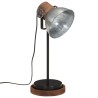 Lampe de bureau 25 W argent vintage 17x17x50 cm E27 