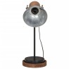 Lampe de bureau 25 W argent vintage 17x17x50 cm E27 