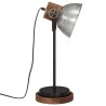 Lampe de bureau 25 W argent vintage 17x17x50 cm E27 