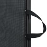 Porte rétractable pour animaux de compagnie noir 82,5x125 cm 