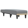 Chaise longue gris clair tissu 