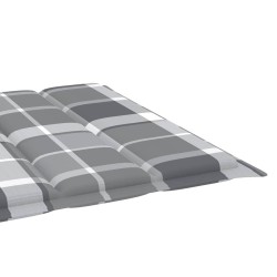 Chaise longue de jardin avec coussin Bois d'acacia solide 