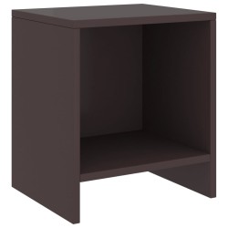 Tables de chevet 2 pcs Marron foncé 35x30x40 cm Bois de pin 