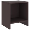 Tables de chevet 2 pcs Marron foncé 35x30x40 cm Bois de pin 