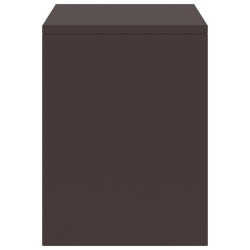 Tables de chevet 2 pcs Marron foncé 35x30x40 cm Bois de pin 