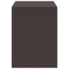 Tables de chevet 2 pcs Marron foncé 35x30x40 cm Bois de pin 