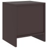 Tables de chevet 2 pcs Marron foncé 35x30x40 cm Bois de pin 
