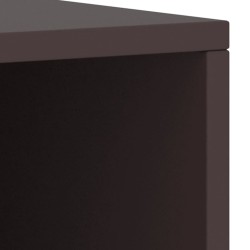 Tables de chevet 2 pcs Marron foncé 35x30x40 cm Bois de pin 