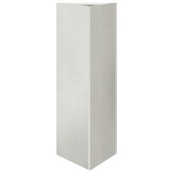 Jardinière triangulaire 30x26x75 cm acier inoxydable 