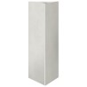 Jardinière triangulaire 30x26x75 cm acier inoxydable 