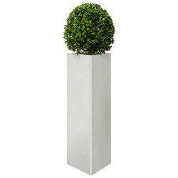 Jardinière triangulaire 30x26x75 cm acier inoxydable 