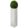 Jardinière triangulaire 30x26x75 cm acier inoxydable 
