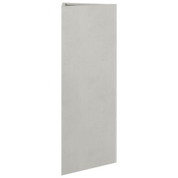 Jardinière triangulaire 30x26x75 cm acier inoxydable 