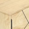 Meuble TV 140x30x40 cm bois de manguier massif 