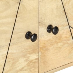 Meuble TV 140x30x40 cm bois de manguier massif 