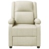 Fauteuil inclinable Blanc Similicuir 
