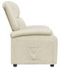 Fauteuil inclinable Blanc Similicuir 